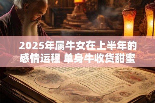 2025年属牛女在上半年的感情运程 单身牛收货甜蜜爱情