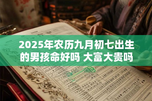 2025年农历九月初七出生的男孩命好吗 大富大贵吗