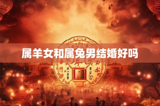 属羊女和属兔男结婚好吗