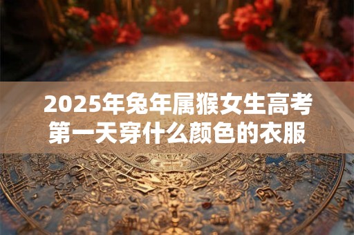 2025年兔年属猴女生高考第一天穿什么颜色的衣服