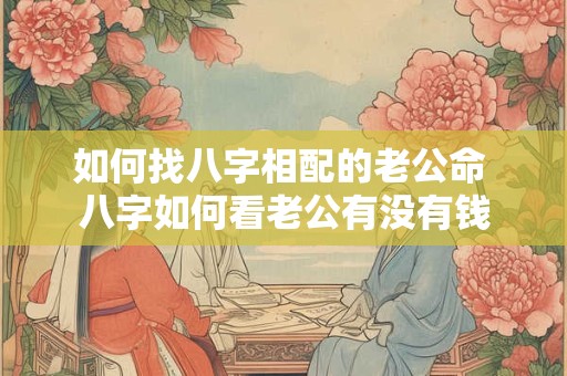 如何找八字相配的老公命 八字如何看老公有没有钱
