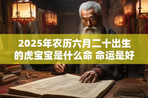 2025年农历六月二十出生的虎宝宝是什么命 命运是好是坏