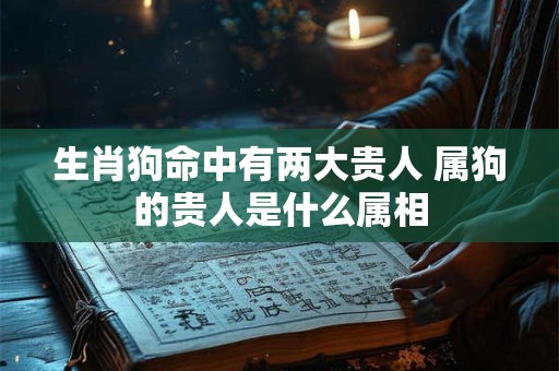生肖狗命中有两大贵人 属狗的贵人是什么属相