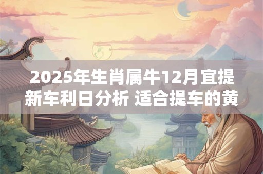 2025年生肖属牛12月宜提新车利日分析 适合提车的黄道吉日