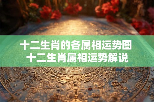 十二生肖的各属相运势图 十二生肖属相运势解说