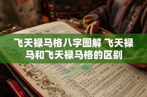 飞天禄马格八字图解 飞天禄马和飞天禄马格的区别