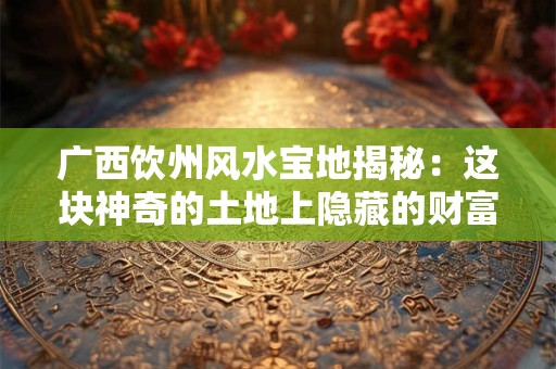 广西饮州风水宝地揭秘：这块神奇的土地上隐藏的财富与福祉！