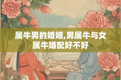 属牛男的婚姻,男属牛与女属牛婚配好不好