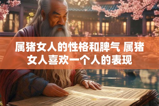 属猪女人的性格和脾气 属猪女人喜欢一个人的表现