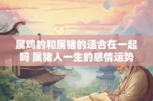 属鸡的和属猪的适合在一起吗 属猪人一生的感情运势如何