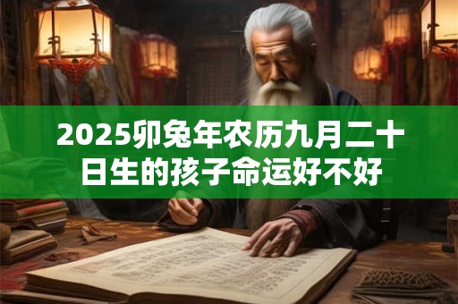 2026卯兔年农历九月二十日生的孩子命运好不好
