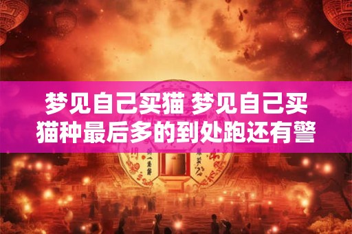 梦见自己买猫 梦见自己买猫种最后多的到处跑还有警察来帮忙抓