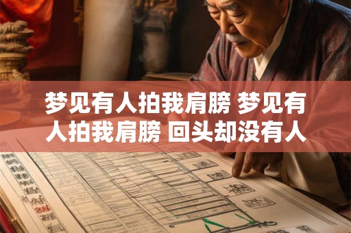 梦见有人拍我肩膀 梦见有人拍我肩膀 回头却没有人