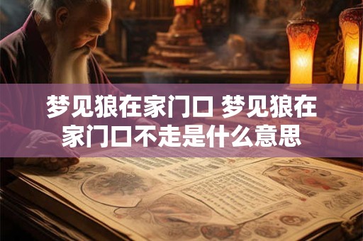 梦见狼在家门口 梦见狼在家门口不走是什么意思