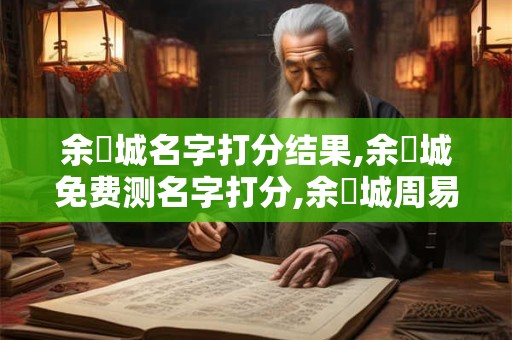 余錦城名字打分结果,余錦城免费测名字打分,余錦城周易免费测名字打分