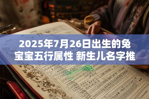 2025年7月26日出生的兔宝宝五行属性 新生儿名字推荐