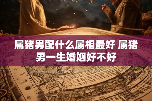 属猪男配什么属相最好 属猪男一生婚姻好不好