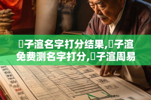 劉子渲名字打分结果,劉子渲免费测名字打分,劉子渲周易免费测名字打分