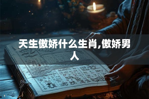天生傲娇什么生肖,傲娇男人