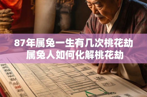 87年属兔一生有几次桃花劫 属兔人如何化解桃花劫