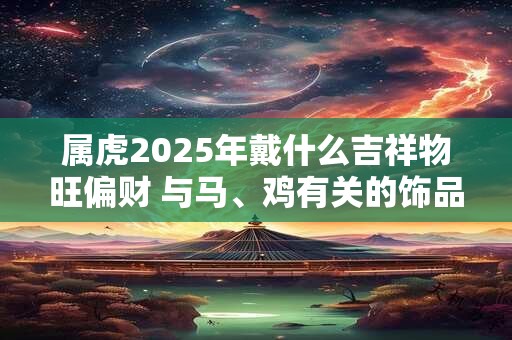 属虎2025年戴什么吉祥物旺偏财 与马、鸡有关的饰品