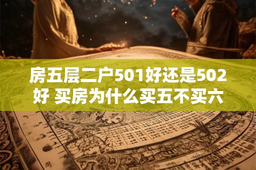 房五层二户501好还是502好 买房为什么买五不买六