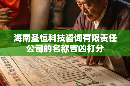 海南圣恒科技咨询有限责任公司的名称吉凶打分