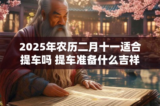 2025年农历二月十一适合提车吗 提车准备什么吉祥东西