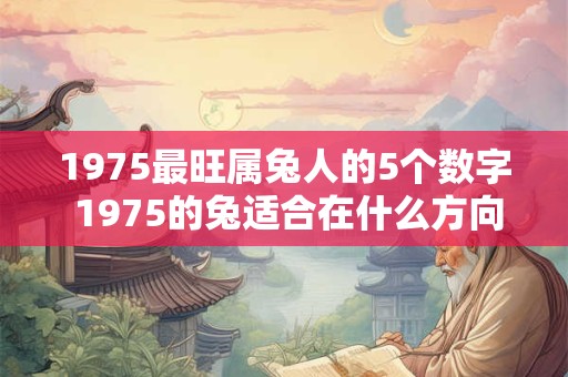 详细阅读:1975最旺属兔人的5个数字 1975的兔适合在什么方向发展 1975最旺属兔人的5个数字 1975的兔适合在什么方向发展