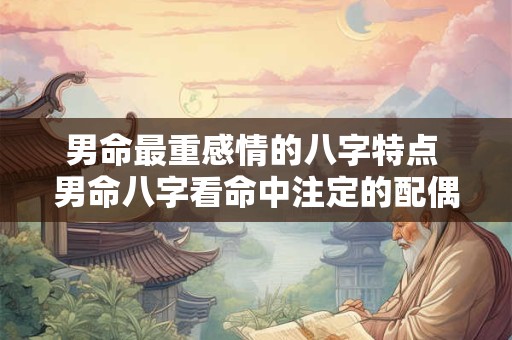 男命最重感情的八字特点 男命八字看命中注定的配偶