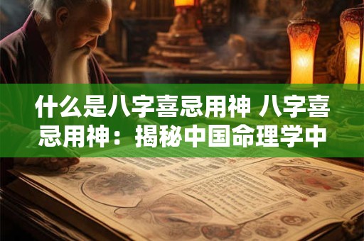 什么是八字喜忌用神 八字喜忌用神：揭秘中国命理学中的奥秘