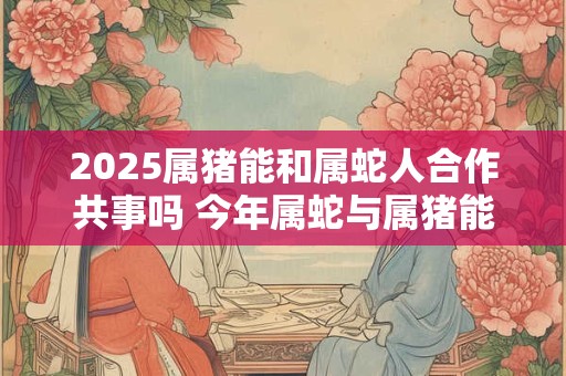 2025属猪能和属蛇人合作共事吗 今年属蛇与属猪能共处吗 2025属猪能和属蛇人合作共事吗 今年属蛇与属猪能共处吗