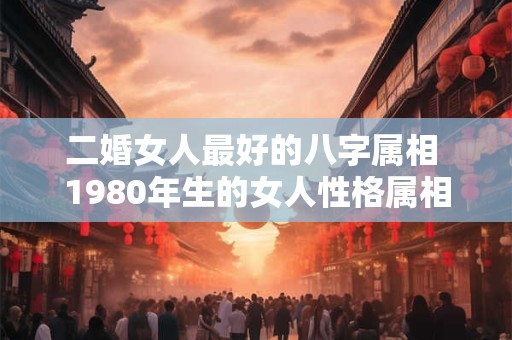 二婚女人最好的八字属相 1980年生的女人性格属相八字