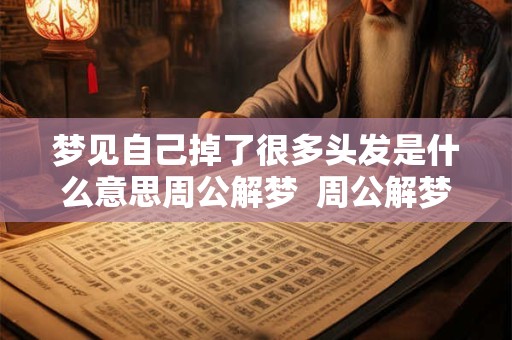 梦见自己掉了很多头发是什么意思周公解梦  周公解梦查询