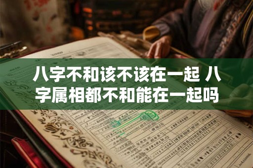 八字不和该不该在一起 八字属相都不和能在一起吗