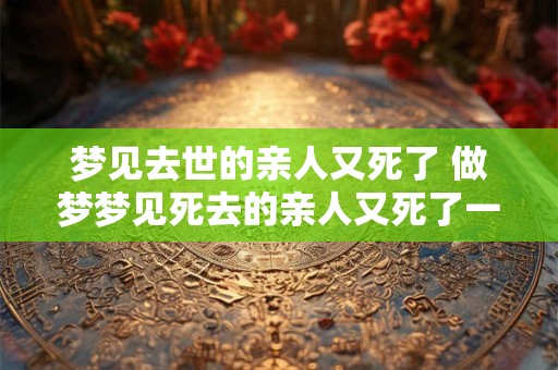 梦见去世的亲人又死了 做梦梦见死去的亲人又死了一次