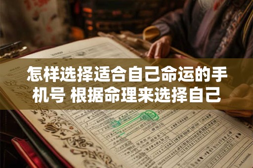 怎样选择适合自己命运的手机号 根据命理来选择自己的手机