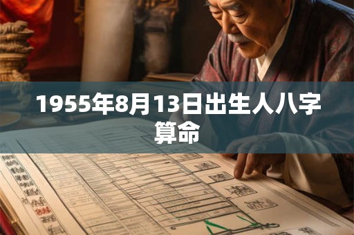1955年8月13日出生人八字算命