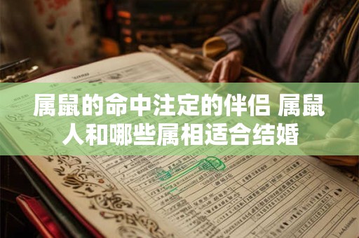 属鼠的命中注定的伴侣 属鼠人和哪些属相适合结婚