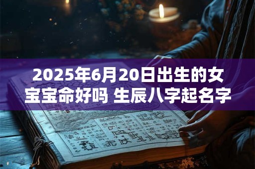 2025年6月20日出生的女宝宝命好吗 生辰八字起名字