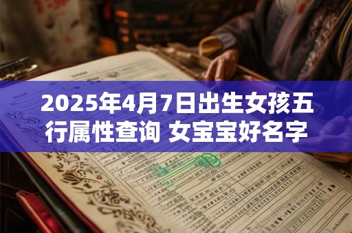 2025年4月7日出生女孩五行属性查询 女宝宝好名字合集
