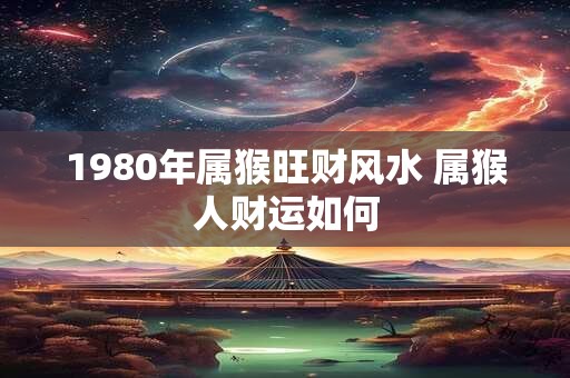 1980年属猴旺财风水 属猴人财运如何