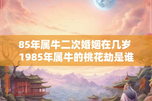85年属牛二次婚姻在几岁 1985年属牛的桃花劫是谁