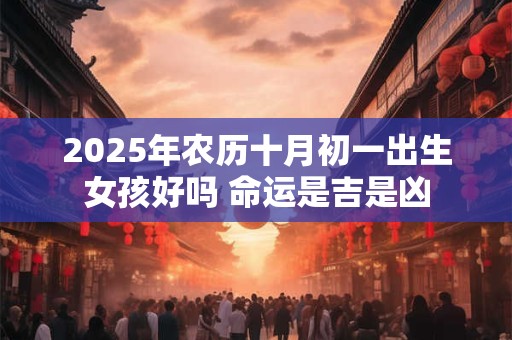 2025年农历十月初一出生女孩好吗 命运是吉是凶
