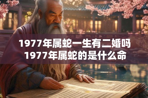 1977年属蛇一生有二婚吗 1977年属蛇的是什么命