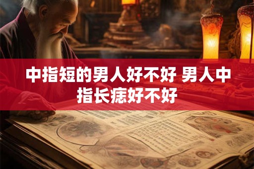 中指短的男人好不好 男人中指长痣好不好