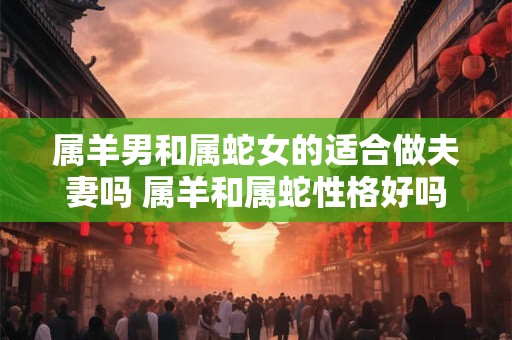 属羊男和属蛇女的适合做夫妻吗 属羊和属蛇性格好吗