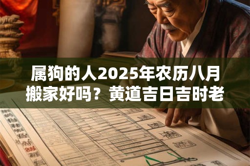 属狗的人2025年农历八月搬家好吗？黄道吉日吉时老黄历查询