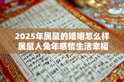2025年属鼠的婚姻怎么样 属鼠人兔年感情生活幸福吗 2025年属鼠的婚姻怎么样 属鼠人兔年感情生活幸福吗