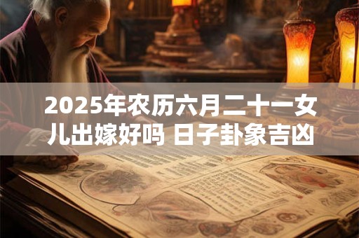 2025年农历六月二十一女儿出嫁好吗 日子卦象吉凶